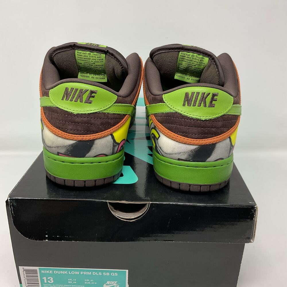 2015 Nike Sb Dunk Low Premium QS De La Soul 789841-332 Men size 13 NEW WITH BOX - Picture 4 of 9